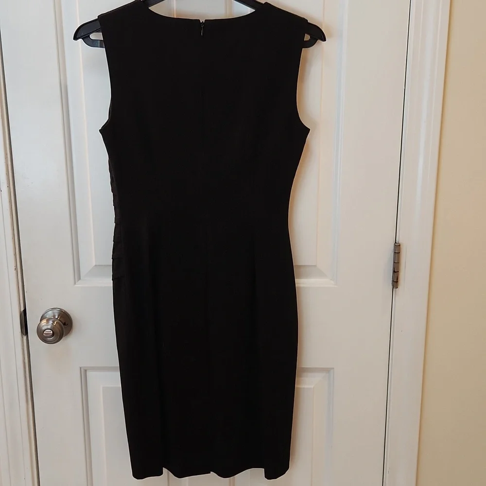 Calvin Klein Size 4 Black Dress - Picture 3 of 4